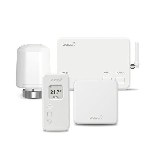 Starter Bundle - 2 Thermostats, 1 Radiator Head & 1 HubSwitch